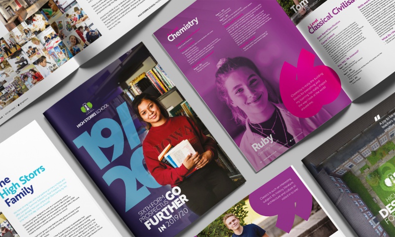 Design and Print - High Storrs Sixth Form Prospectus and High Storrs Lower School Prospectus 